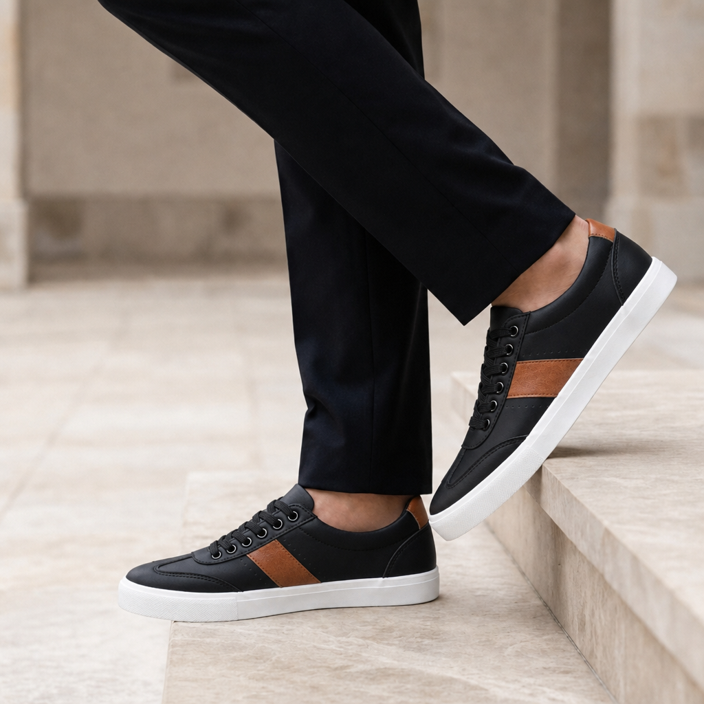 Edward | Bergamo White Leather Sneakers