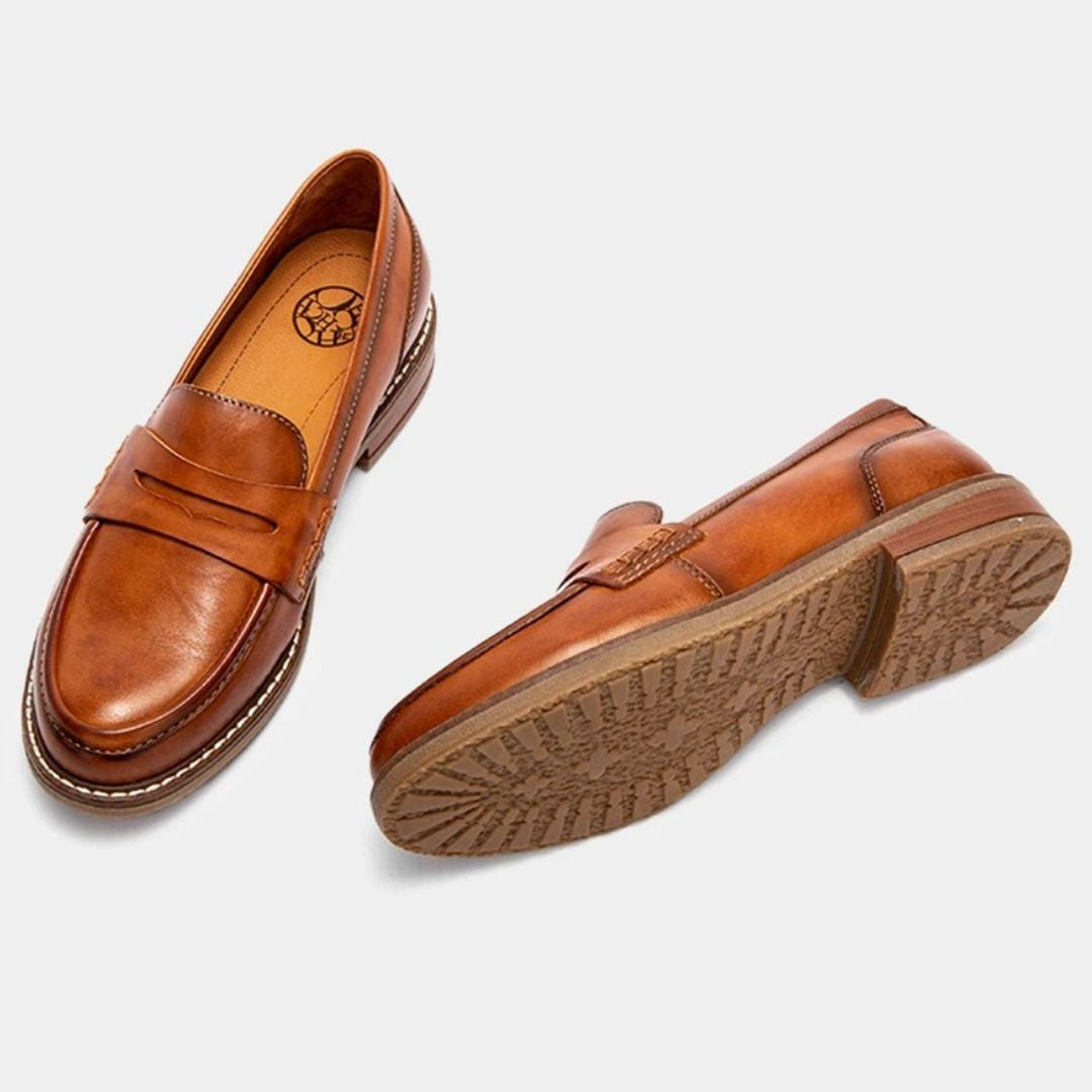 Ellie | Rossano Orthopedic Leather Loafers