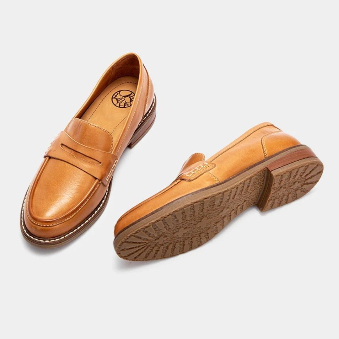 Ellie | Rossano Orthopedic Leather Loafers