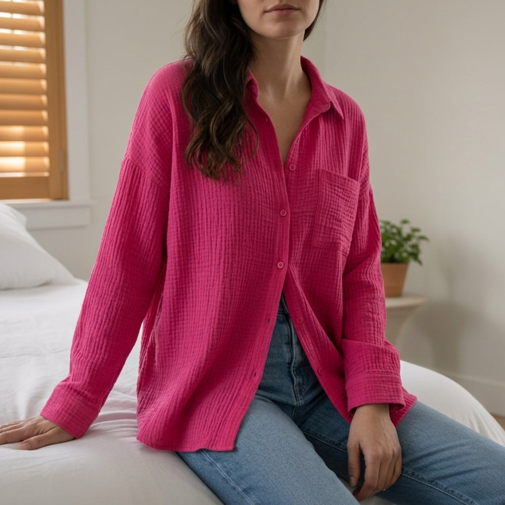 Emilia | Vienne Lightweight Long-Sleeve Shirt