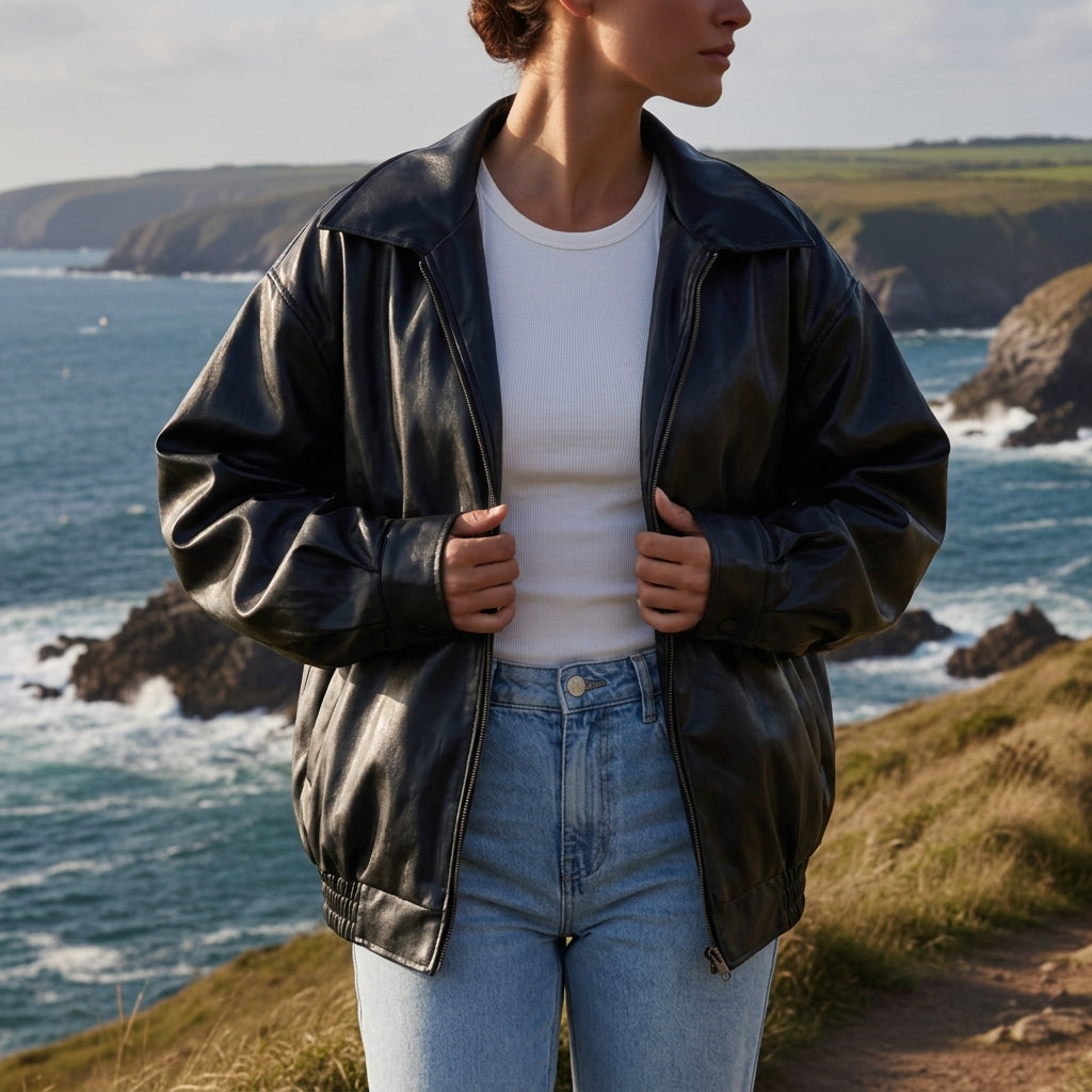 Emma | Béllune Oversized Bomber Jacket