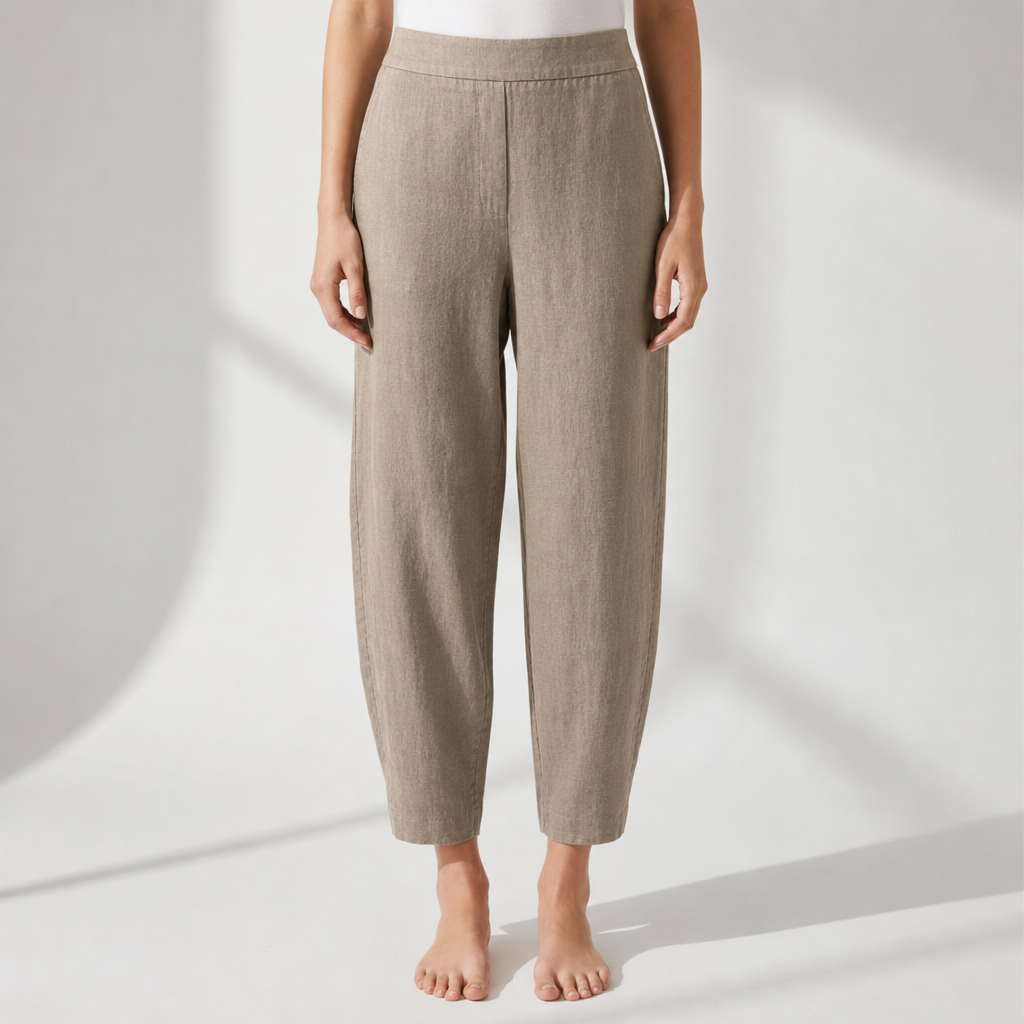 Emma | Mougins Tapered Linen Pants