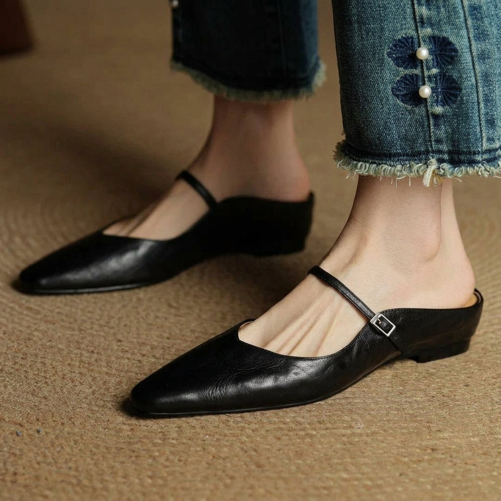Emma | Ronda Orthopedic Leather Mules