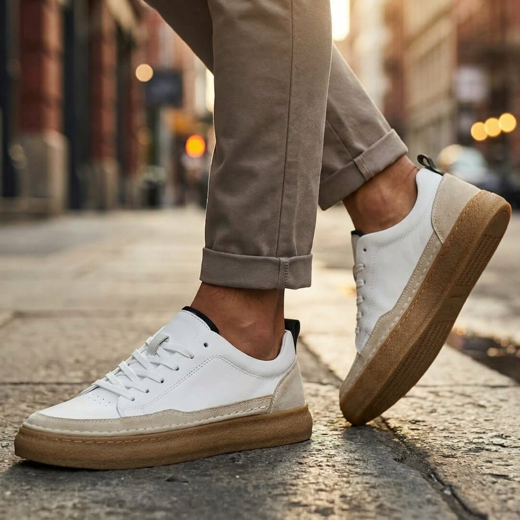Ethan | Cortona Faux Leather Sneakers