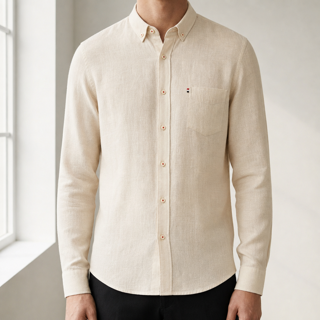 Ezra | Soller Linen Button-Down Shirt