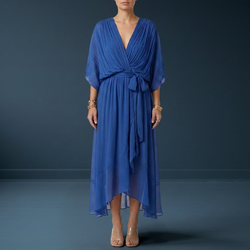 Grace | Mijas Sofia's Wrap Chiffon Dress