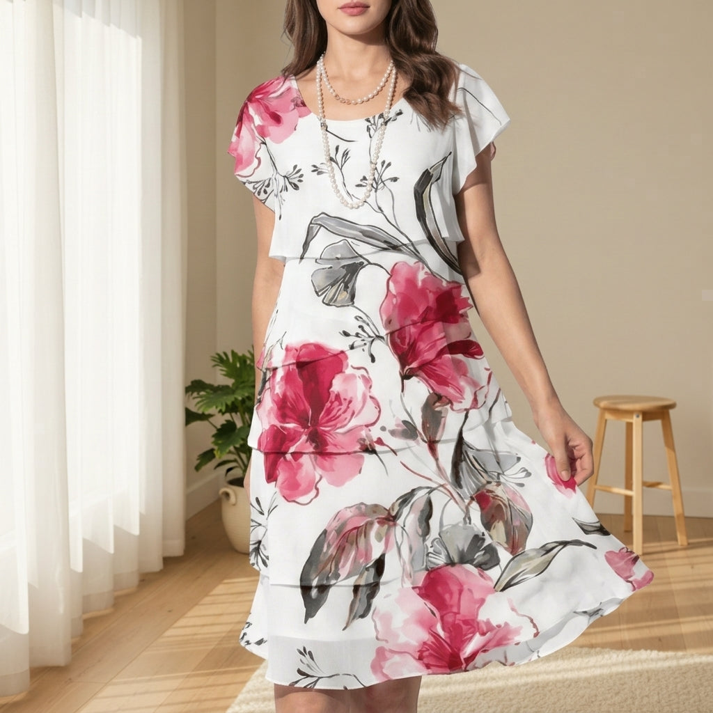 Grace | Otranto Clara Tiered Ruffle Dress