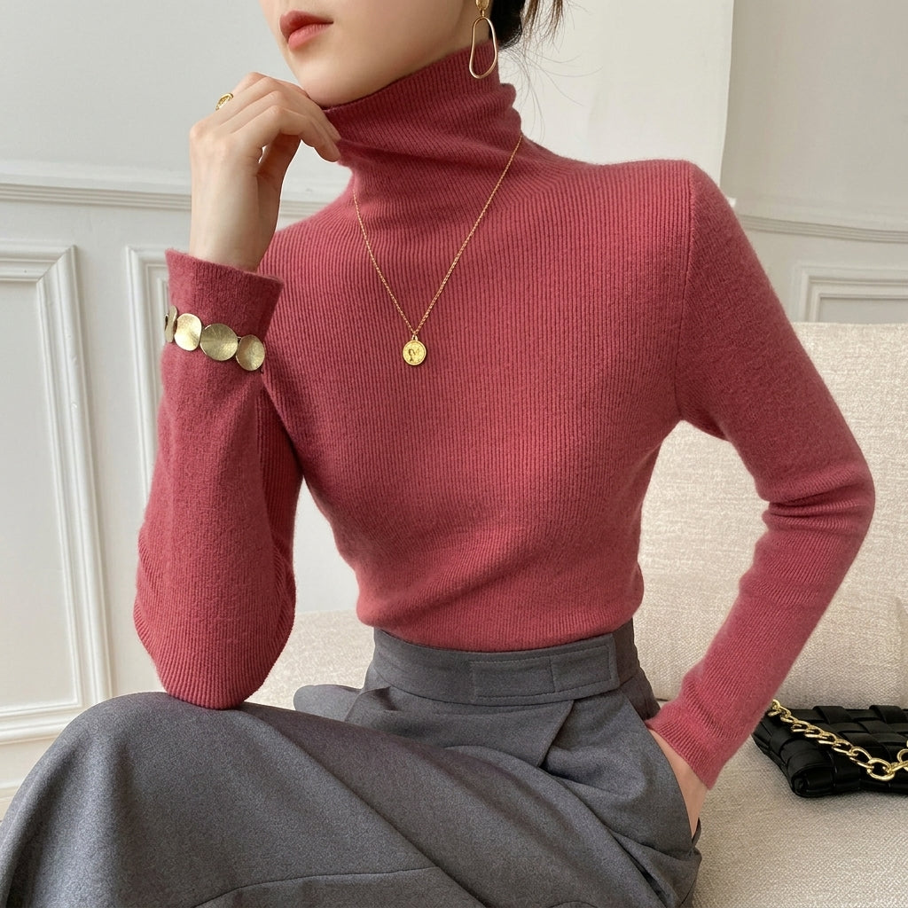 Grace | Solente Cashmere Turtleneck