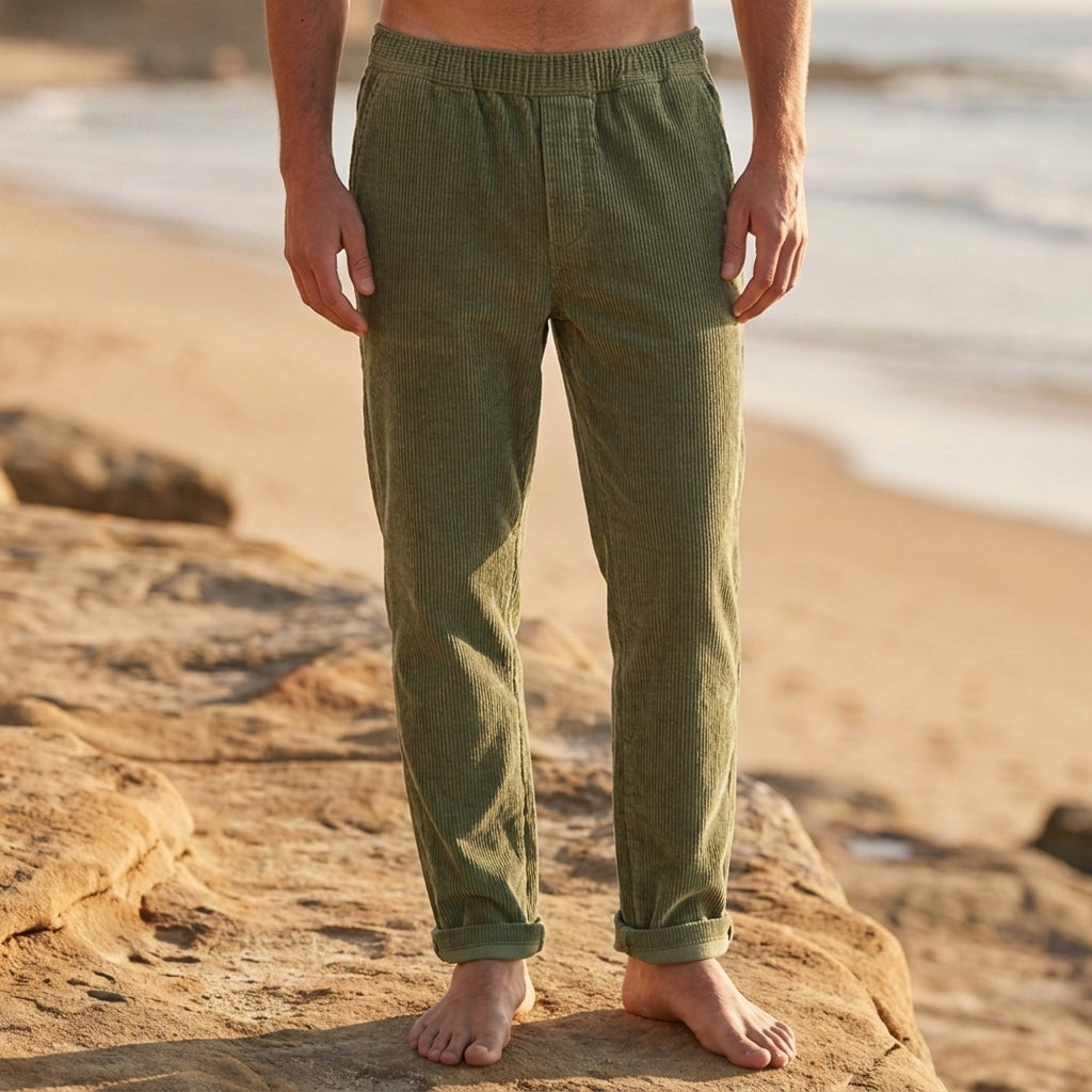 Grayson | Ravello Wide-Wale Corduroy Trousers