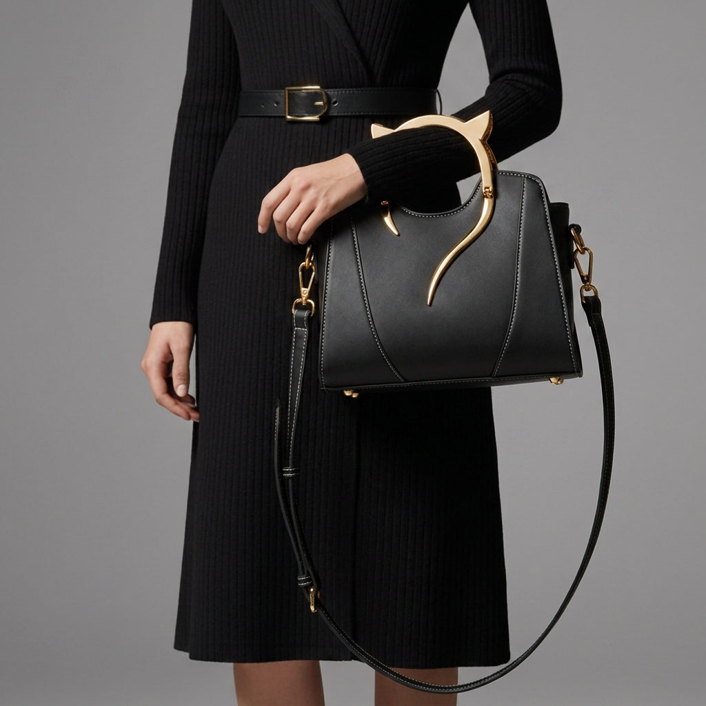 Hadley | Ubeda Cat Ear Structured Handbag