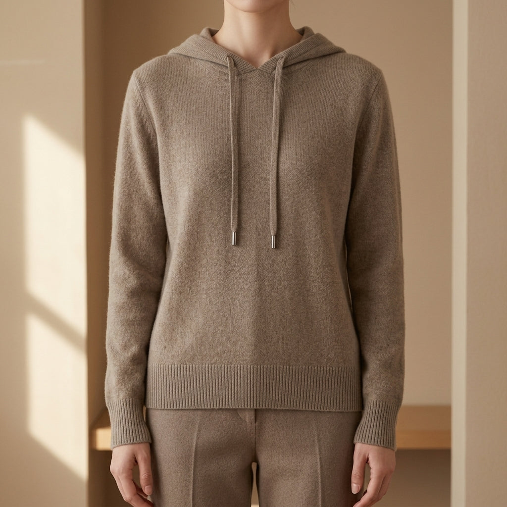 Hannah | Birgu Knitted Hoodie Sweater