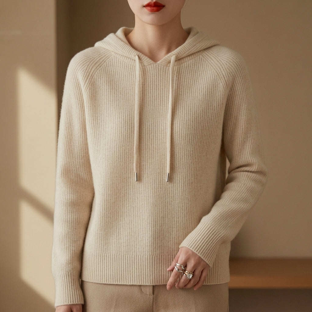 Hannah | Birgu Knitted Hoodie Sweater