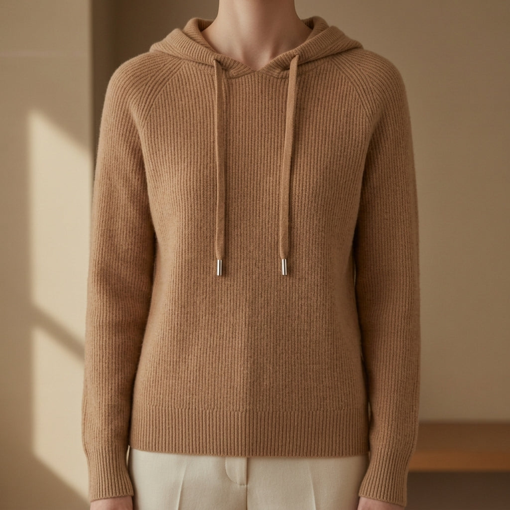 Hannah | Birgu Knitted Hoodie Sweater