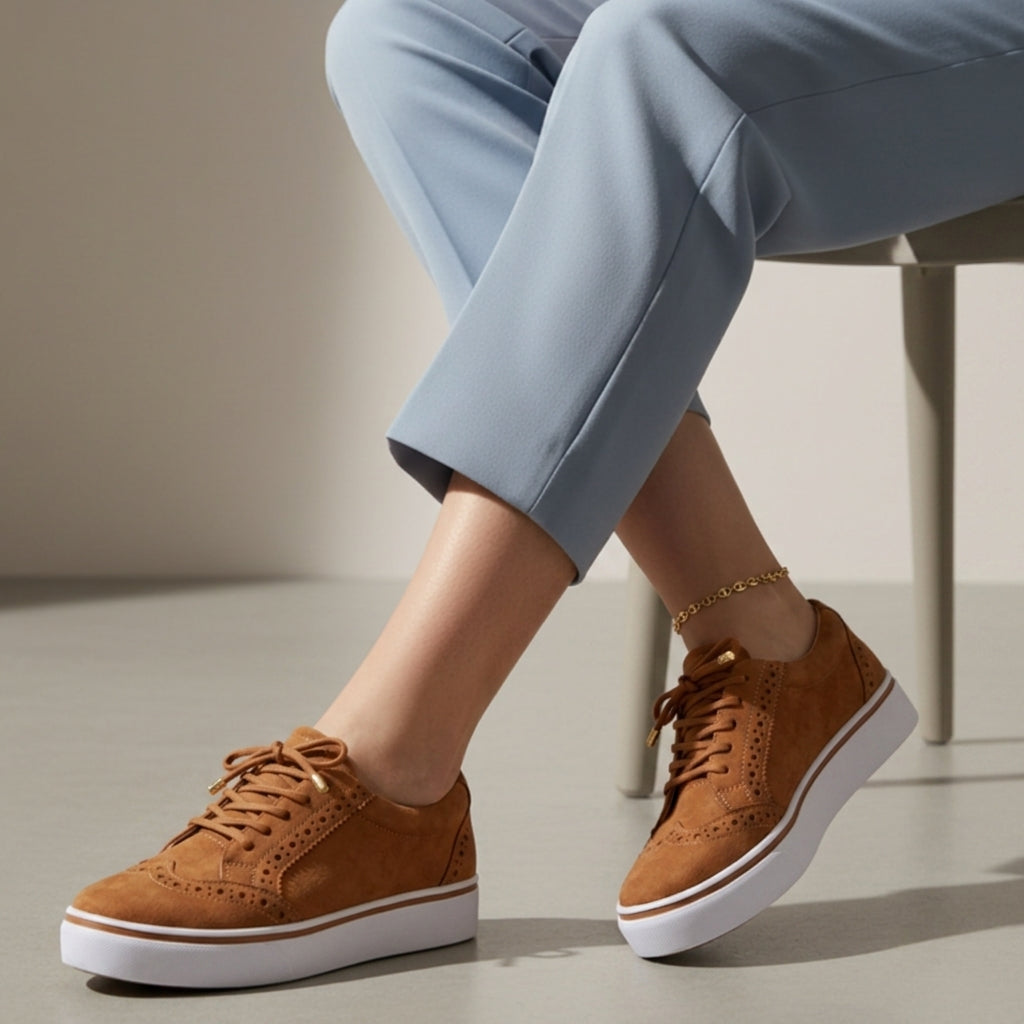 Hannah | Modena Women's Orthopedic Lace-Up Sneakers