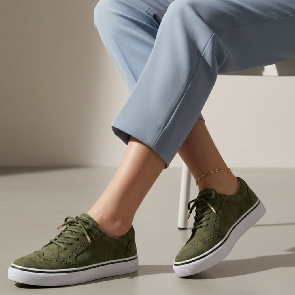 Hannah | Modena Women's Orthopedic Lace-Up Sneakers