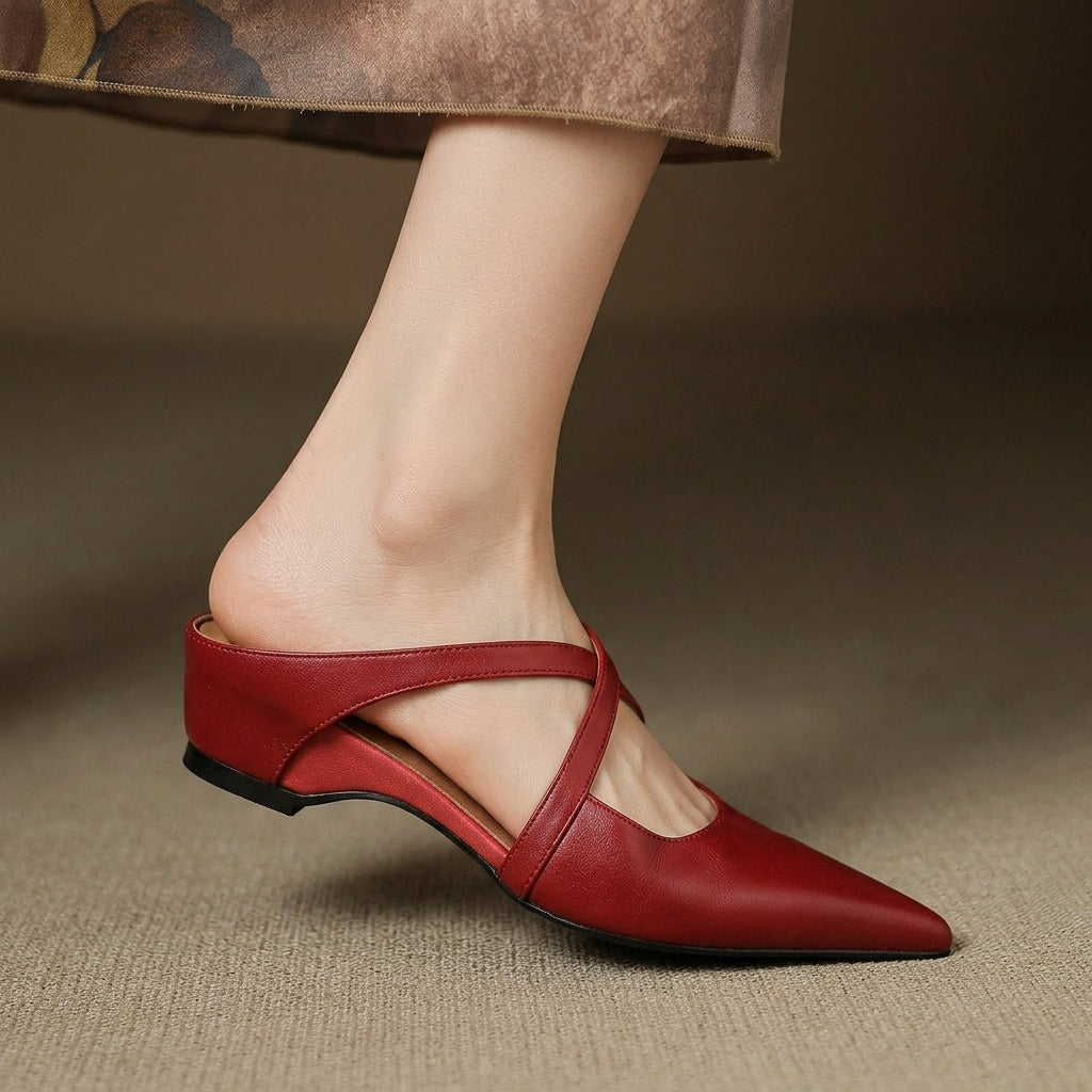 Harper | Granada Orthopedic Leather Mules