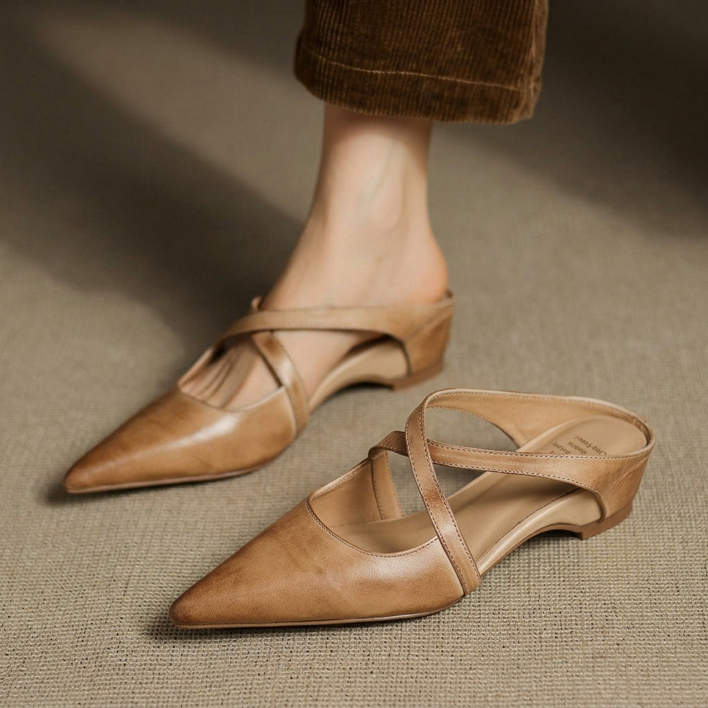 Harper | Granada Orthopedic Leather Mules