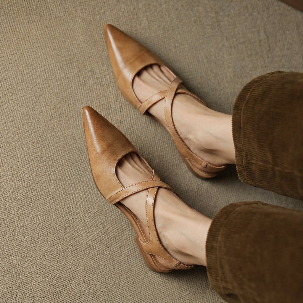 Harper | Granada Orthopedic Leather Mules
