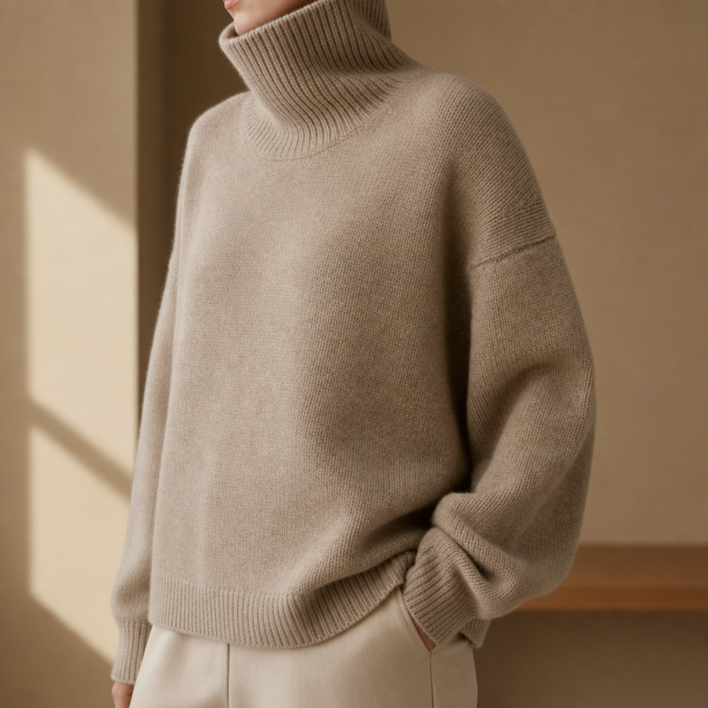 Harper | Ravello Oversized Turtleneck Sweater