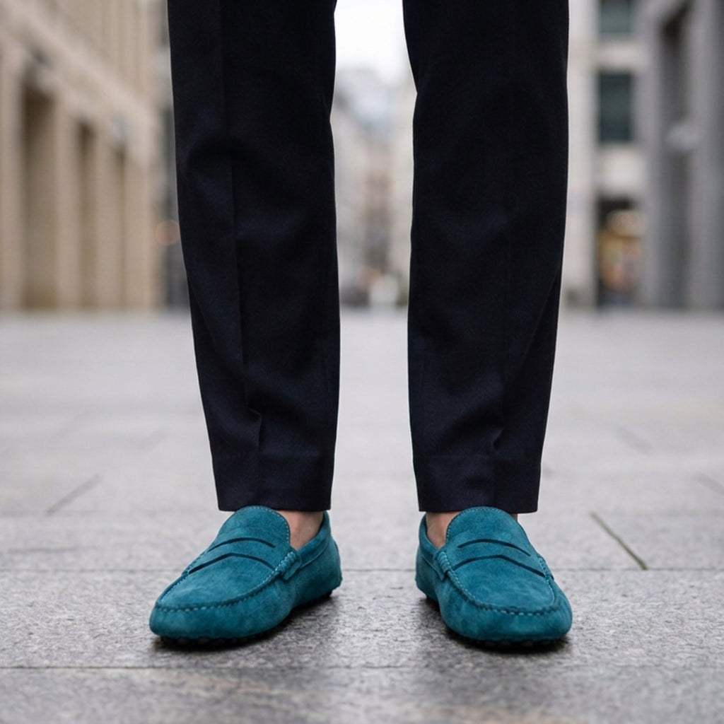 Hudson | Fiesole Suede Penny Loafers