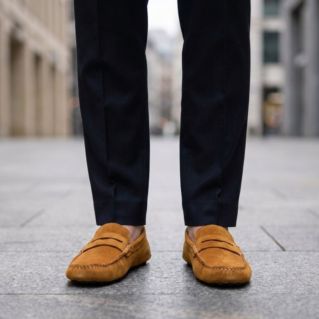 Hudson | Fiesole Suede Penny Loafers