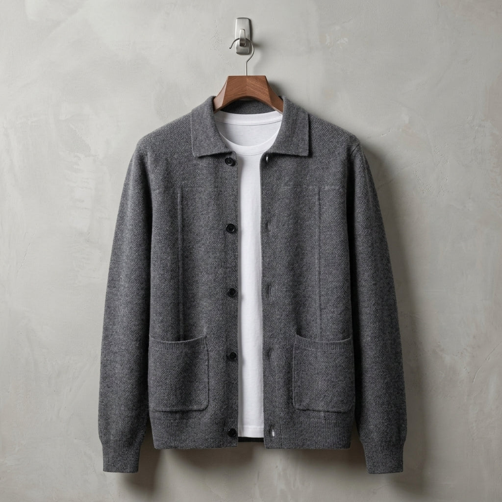 Jack | Como Cashmere Button Overshirt