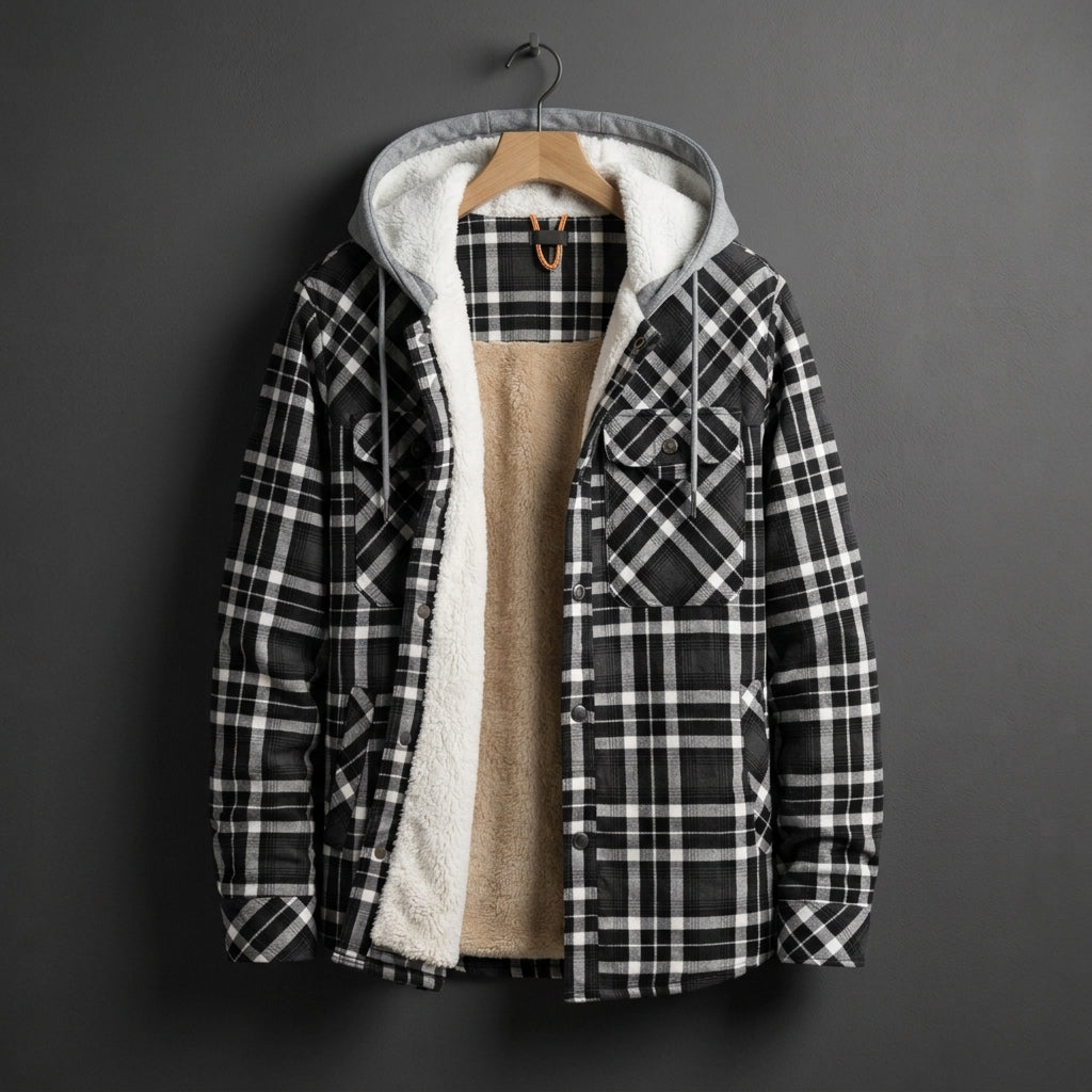Jack | Lumberjack Hooded Fleece-Lined Shirt Jacket