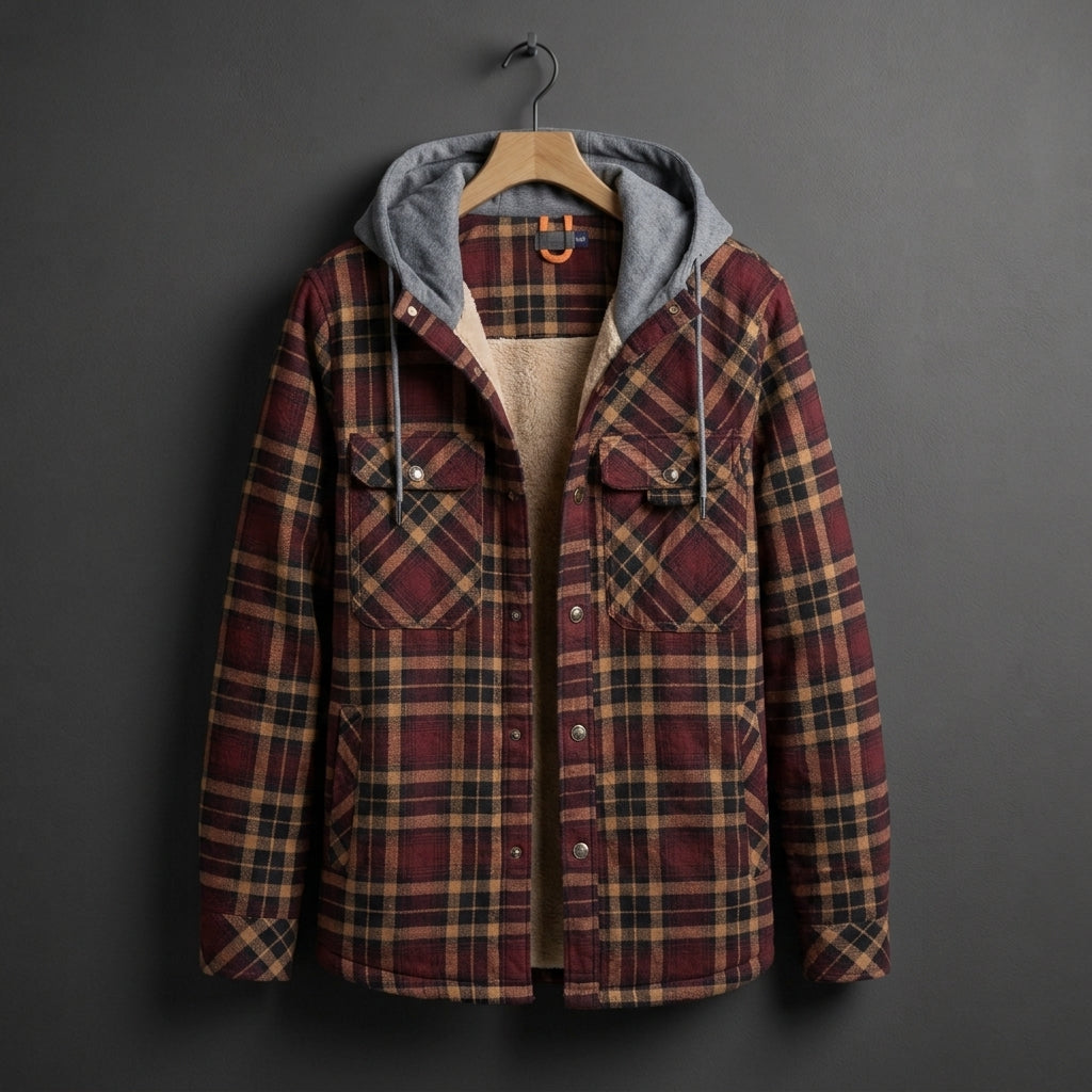 Jack | Lumberjack Hooded Fleece-Lined Shirt Jacket