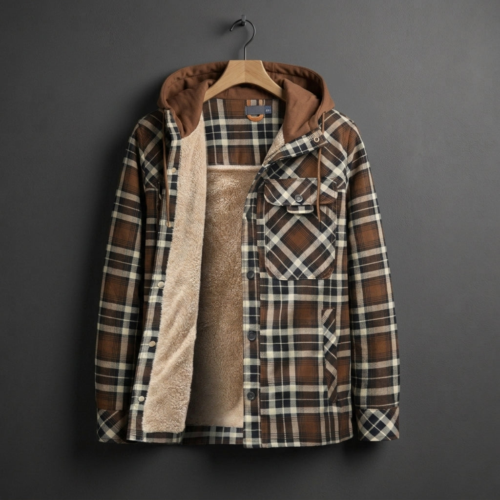 Jack | Lumberjack Hooded Fleece-Lined Shirt Jacket
