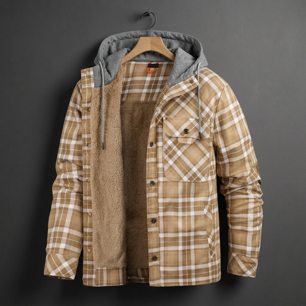 Jack | Lumberjack Hooded Fleece-Lined Shirt Jacket