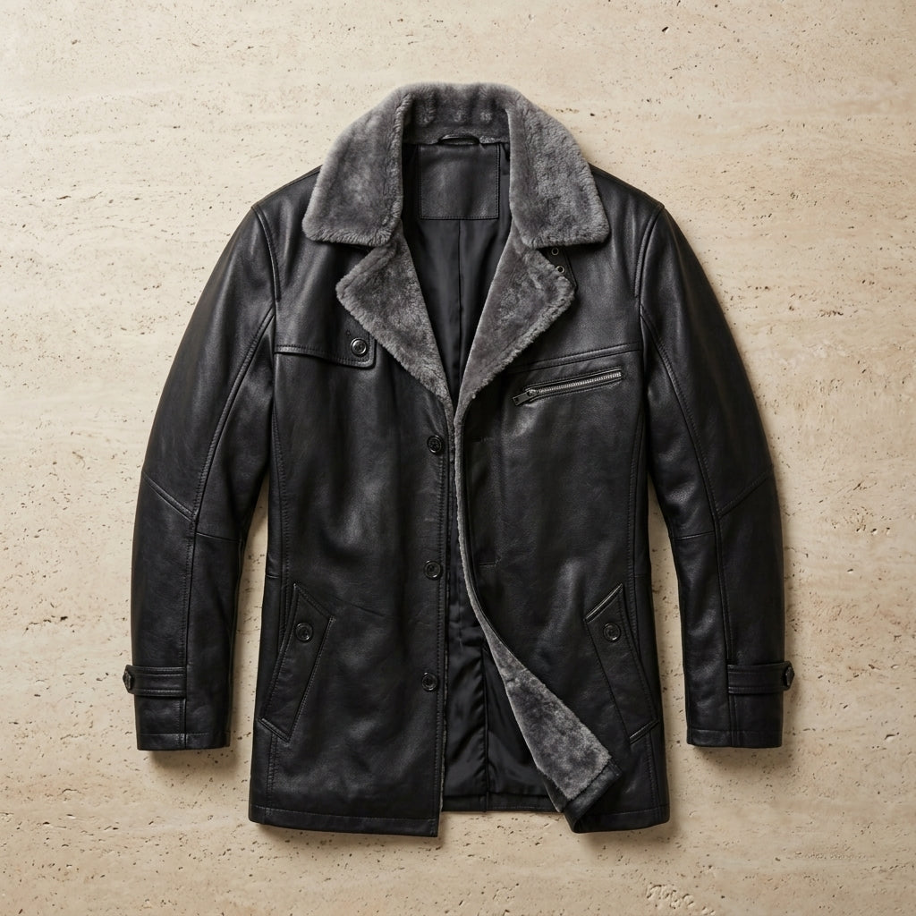 Jackson | Blackrock Faux Leather Coat