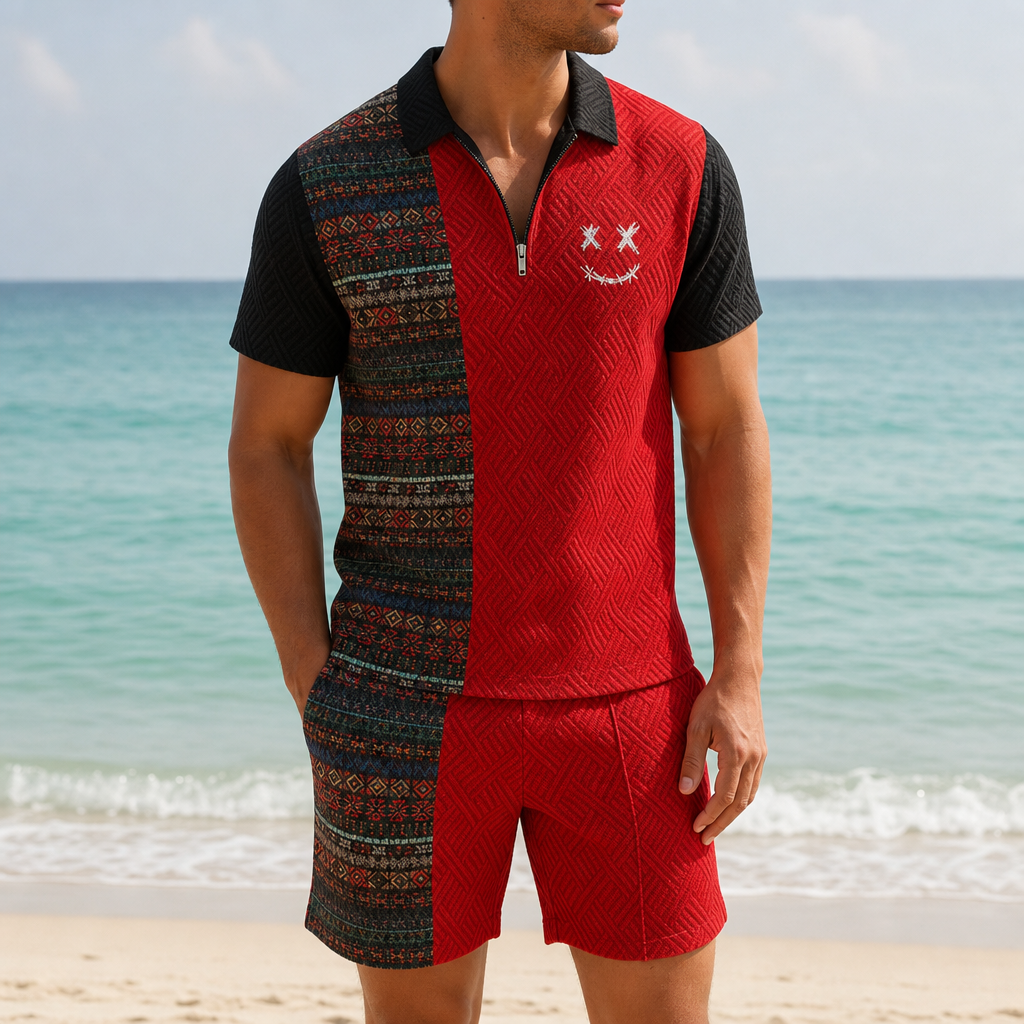 Jackson | Ubeda Colorblock Polo Co-Ord