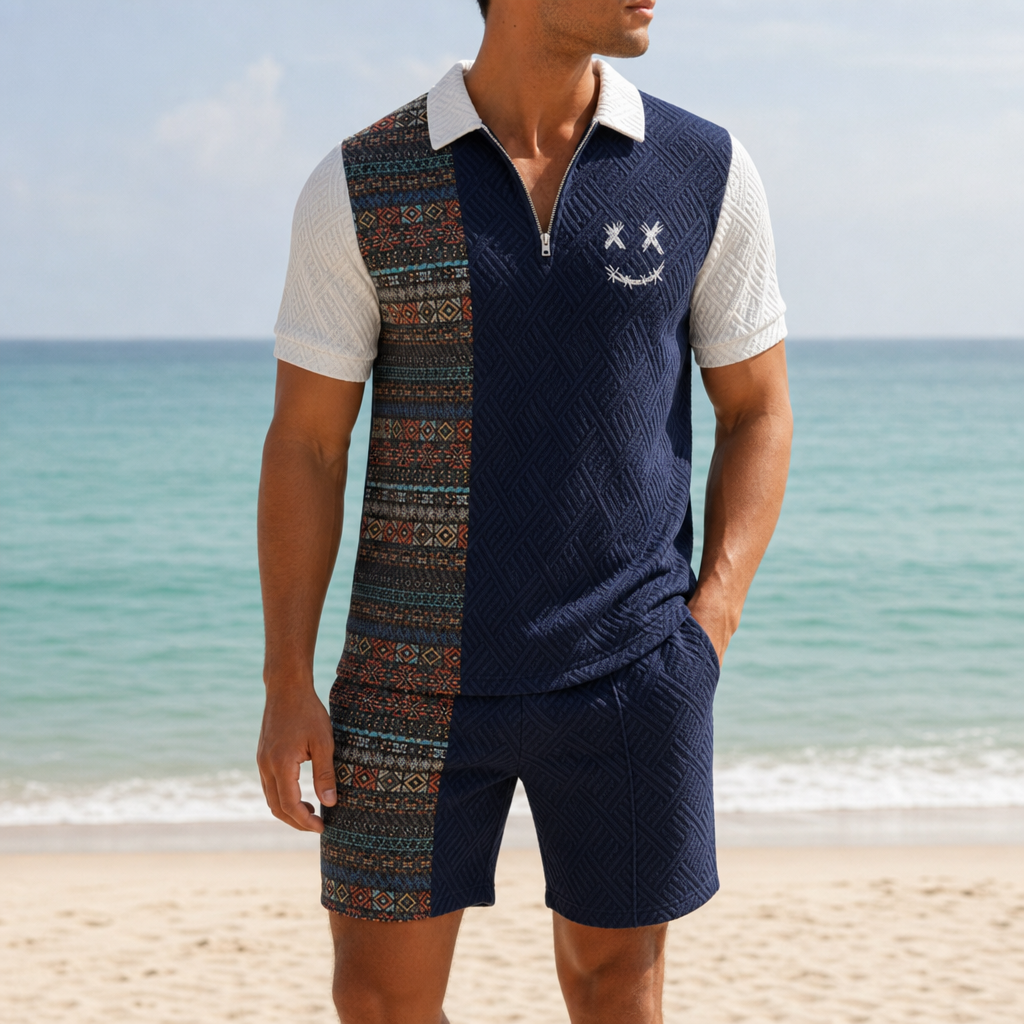Jackson | Ubeda Colorblock Polo Co-Ord