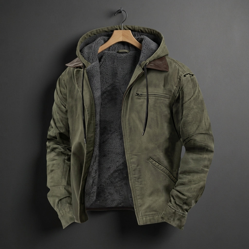 Jonathan | Beziers Fleece Lined Hooded Jacket