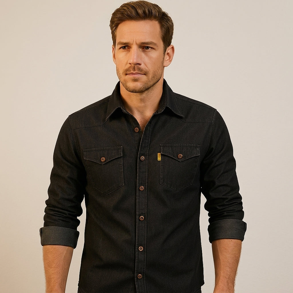 Jonathan | Maratea Cotton Denim Shirt