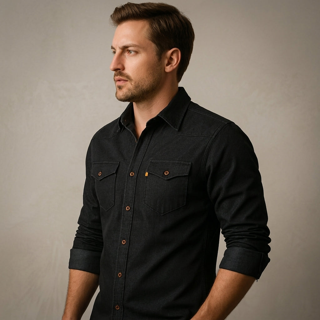 Jonathan | Maratea Cotton Denim Shirt