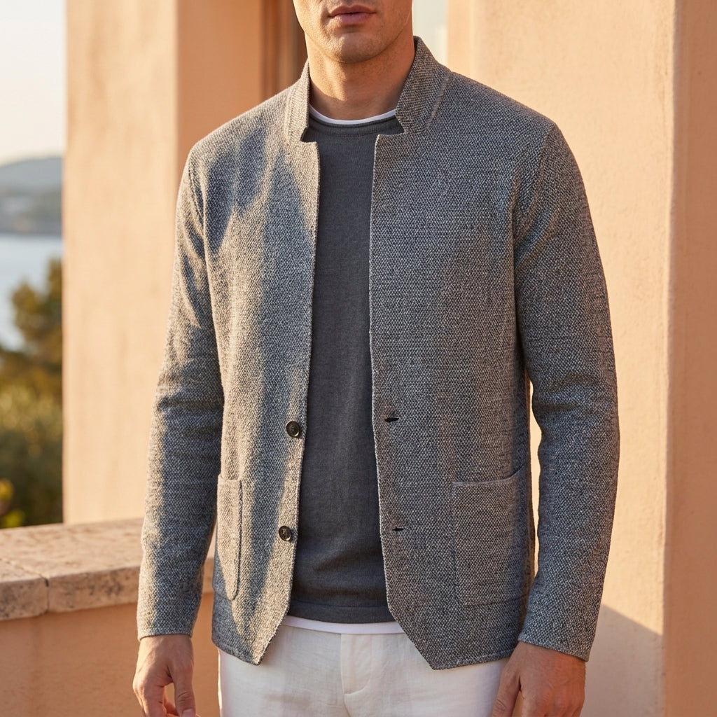 Joseph | Kos Stand Collar Knit Cardigan