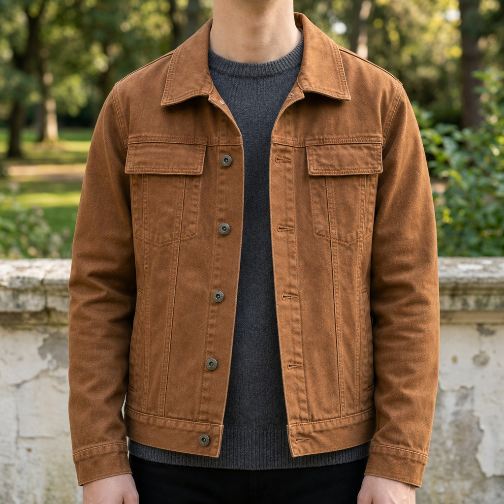Joseph | Lourmarin Brown Denim Barn Jacket
