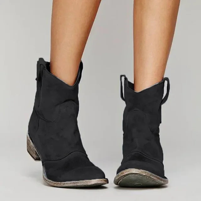 Josephine | Marina Cowboy Ankle Boots