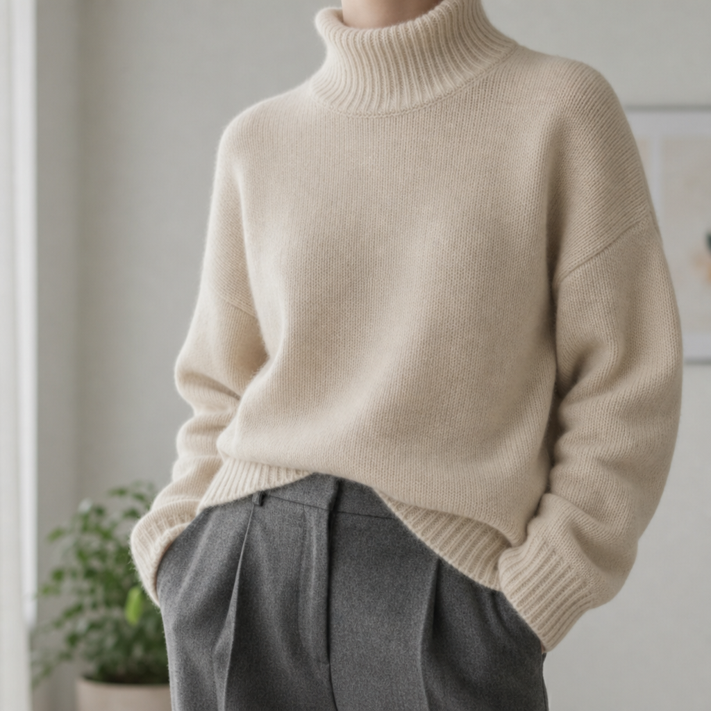 Layla | Alicante Cashmere Turtleneck Sweater