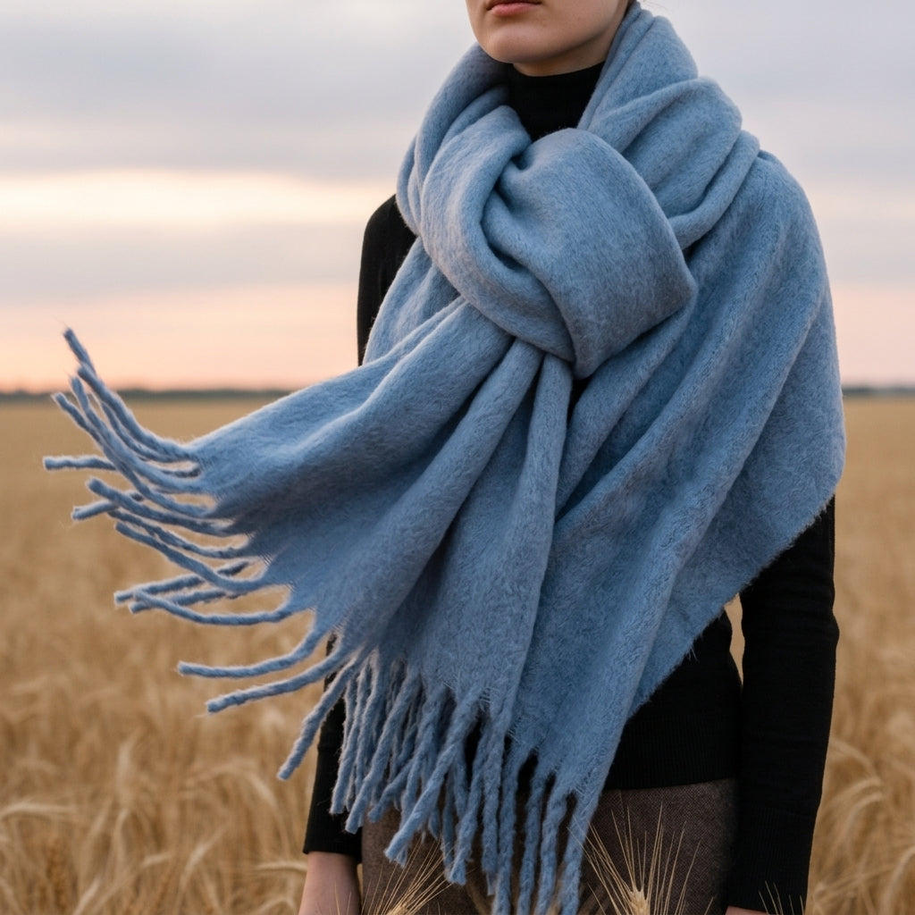Layla | Padova Tassel Cashmere Scarf