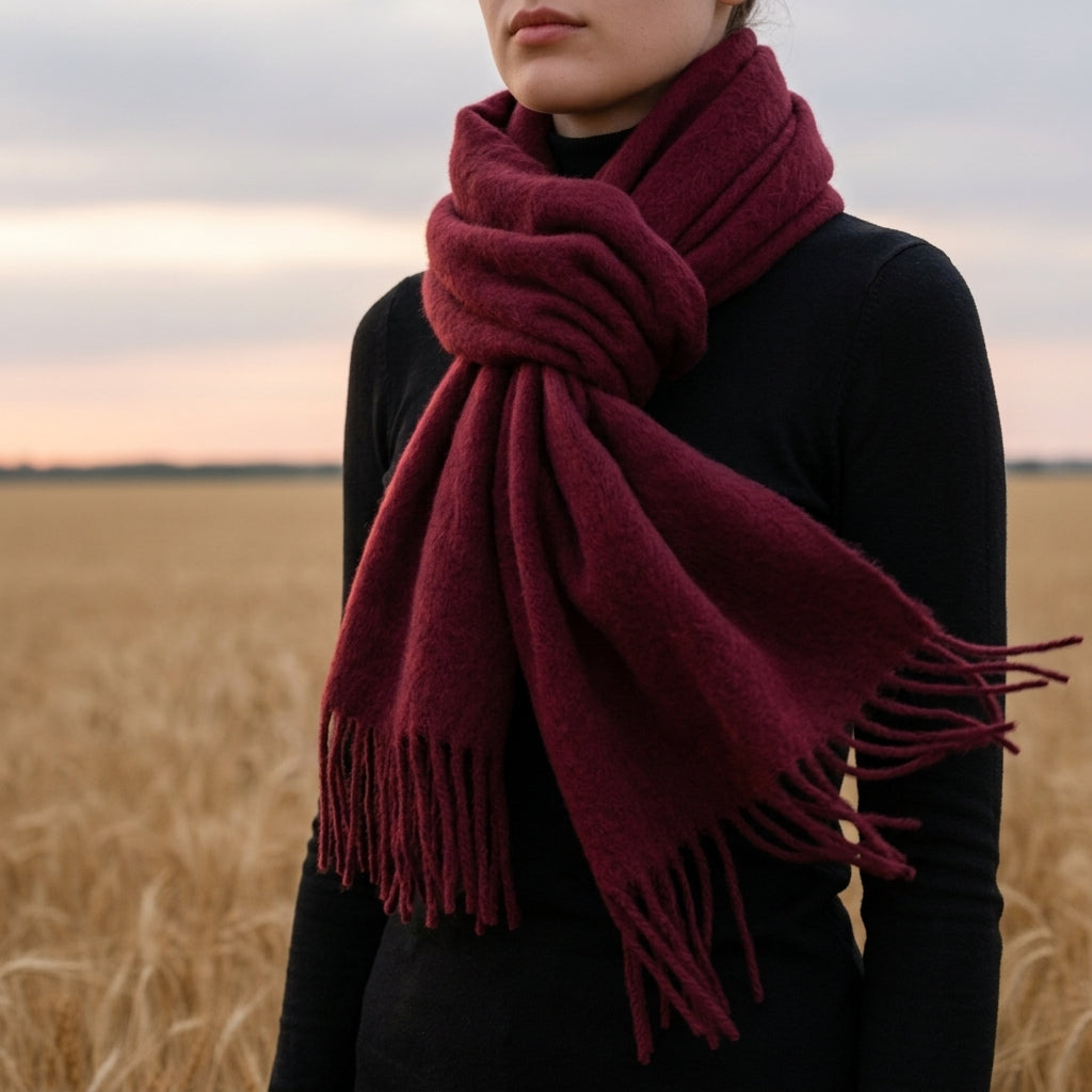 Layla | Padova Tassel Cashmere Scarf