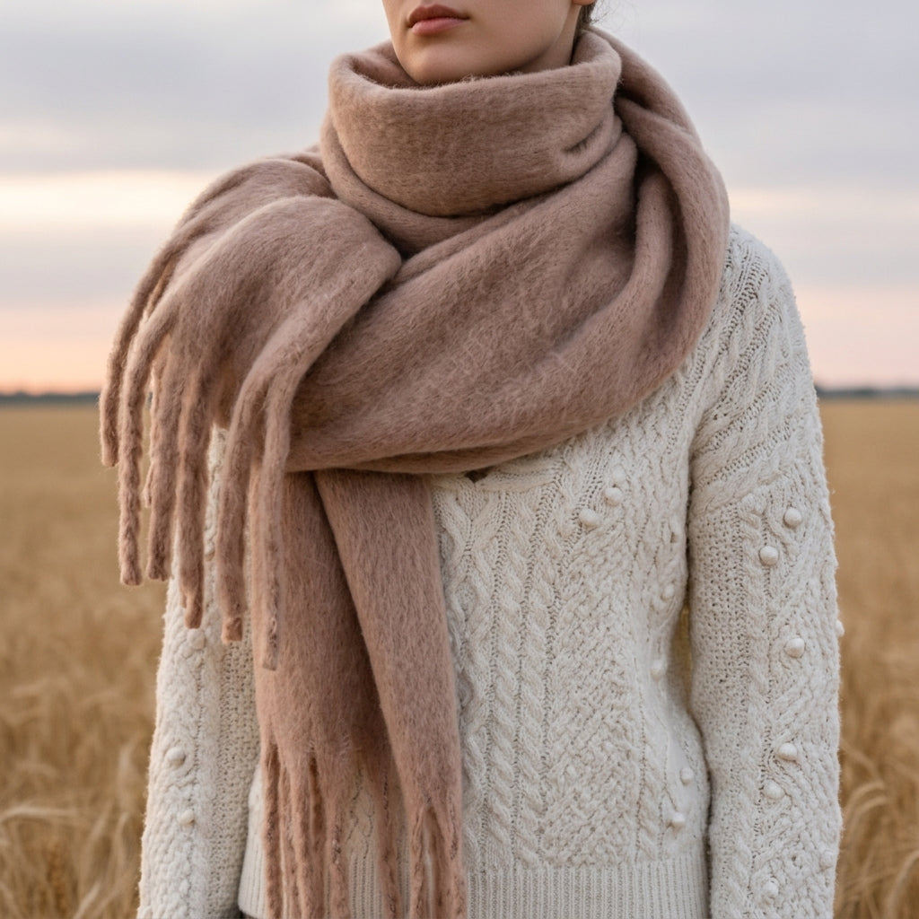 Layla | Padova Tassel Cashmere Scarf