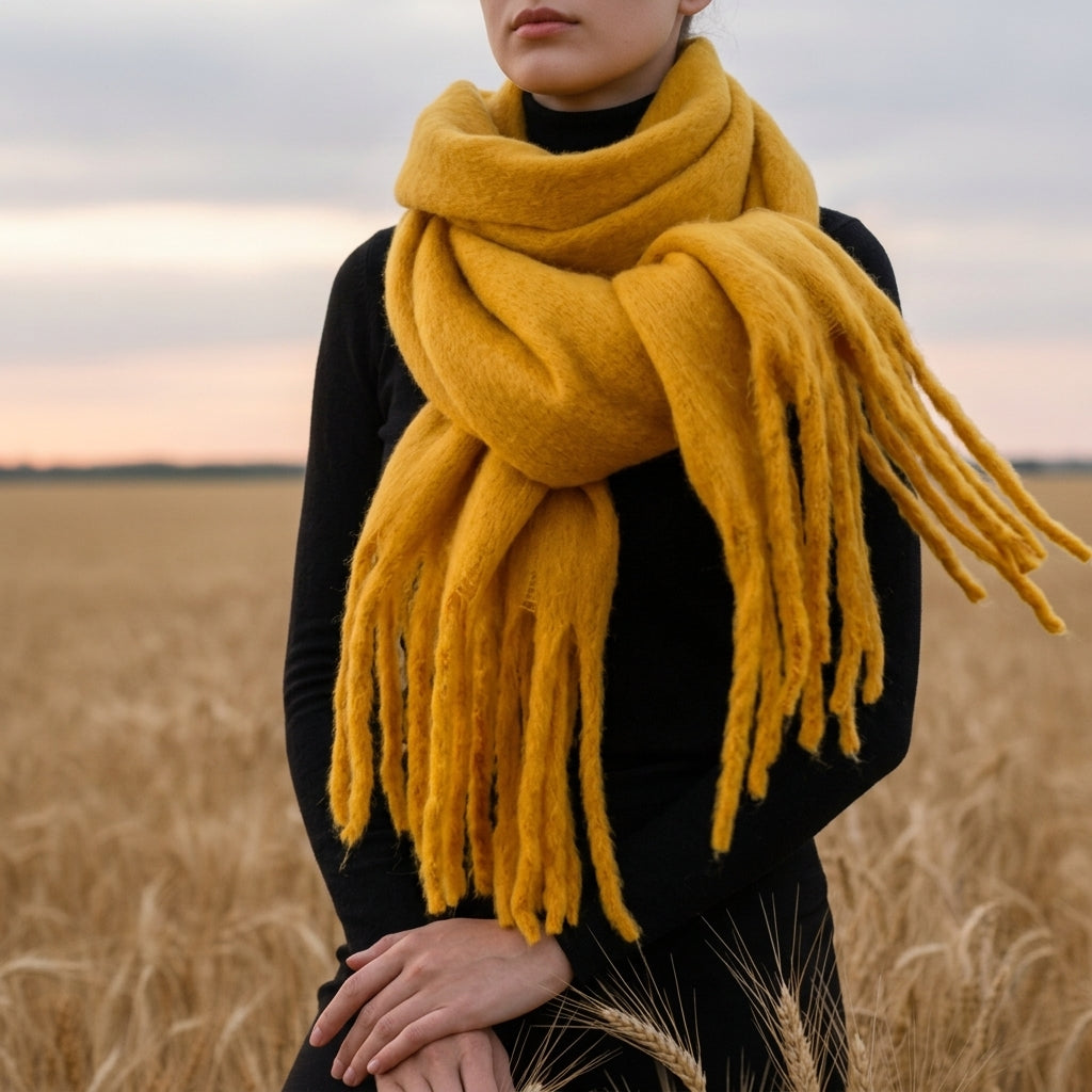 Layla | Padova Tassel Cashmere Scarf