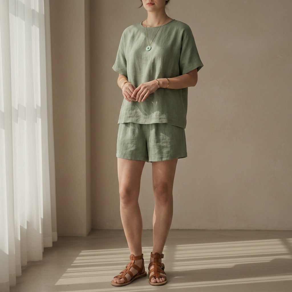 Layla | Sete Linen Two-Piece Set