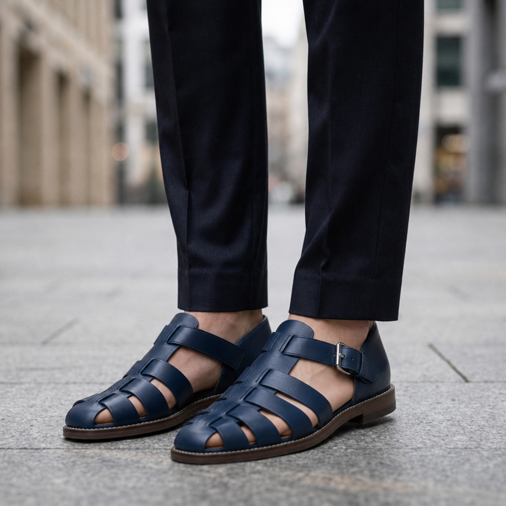 Leo | Getaria Leather Fisherman Sandals