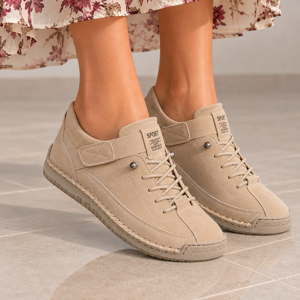 Lily | Tivoli Orthopedic Suede Sneakers
