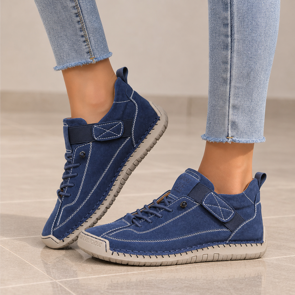 Lily | Tivoli Orthopedic Suede Sneakers