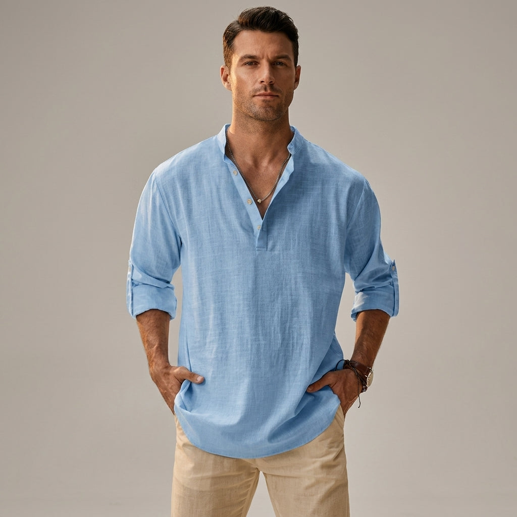 Lucas | Begur Relaxed Linen Shirt