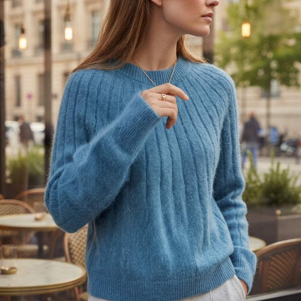 Lucy | Lagos Fluffy Knit Sweater